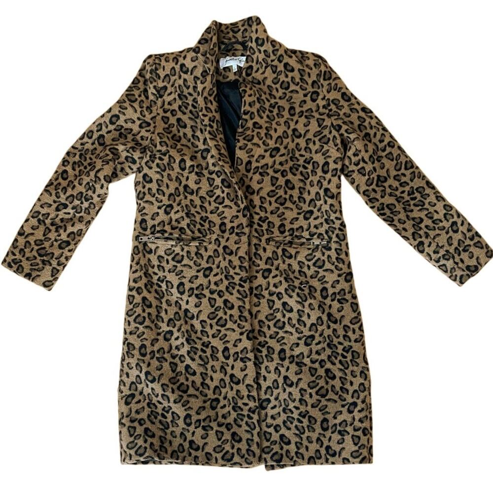 Kendall and Kylie Leopard Print Trench Coat (S/M)